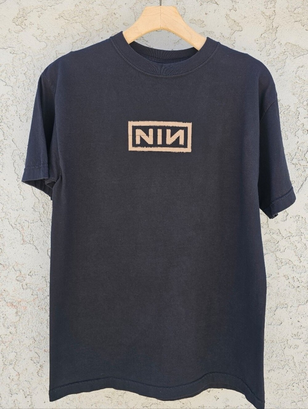 Vintage 2006 Nine Inch Nails Live With Teeth Tour Shirt M Gold Logo Diamond Star